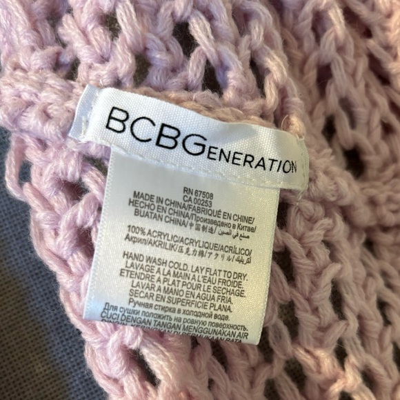BCBGeneration Infinity Loop Pink Scarf Winter Outdoor Holiday‎ Travel - Picture 4 of 4
